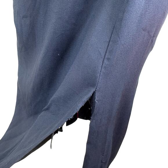 1980s Black Red Trim Wiggle Dress by Cactus NYC – Size 14 – Pinup Style - Picture 11 of 16